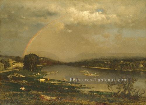 Delaware Water Gap paysage tonaliste George Inness Peintures à l'huile